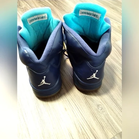 Air Jordan 5 Retro GS Midnight Navy Blue Pre-Grape Size 12